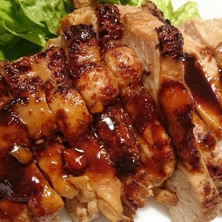 ストウブDe〜鶏胸肉の照焼風